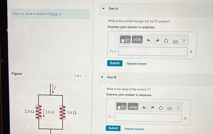 Solved Part of a circuit is shown in (Figure 1). What is the | Chegg.com
