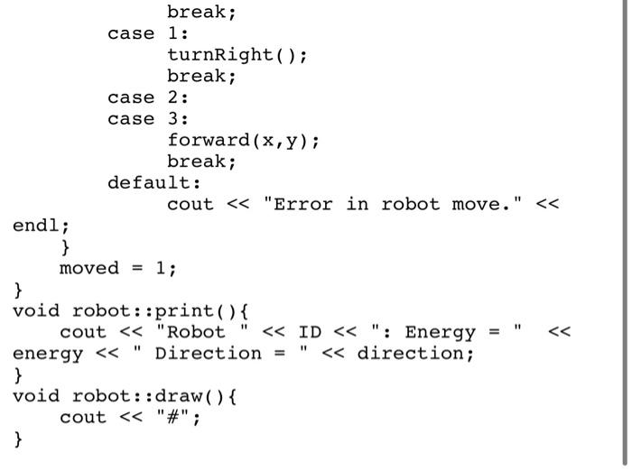 Solved Turn in: your program (.cpp and.h files) and sample | Chegg.com