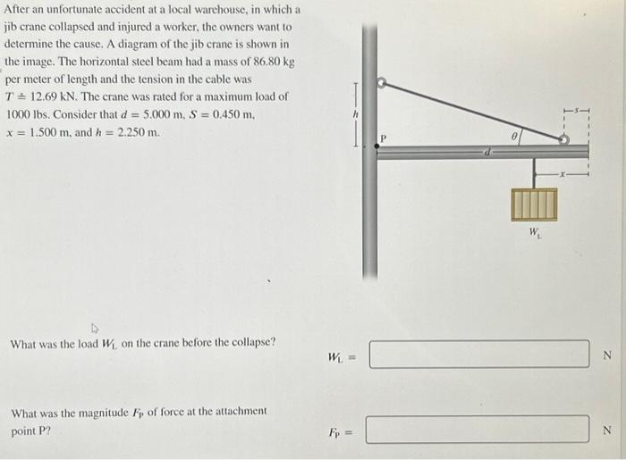 Solved After an unfortunate accident at a local warehouse, | Chegg.com