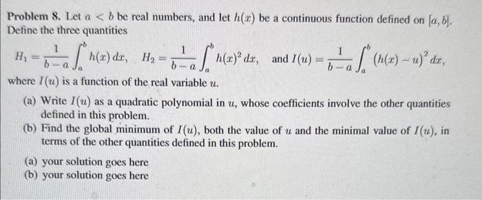 Solved Problem 8. Let A | Chegg.com