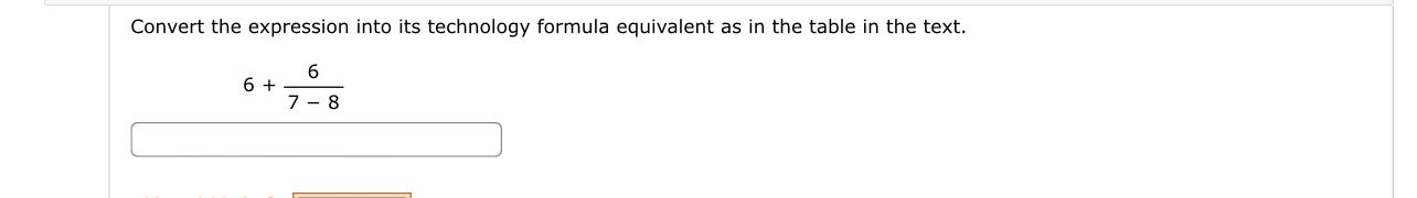 Solved Convert the expression into its technology formula | Chegg.com