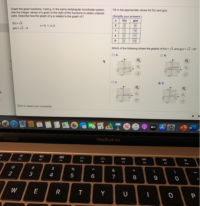 Solved Fill In The Appropriate Values For Fix And G X Chegg Com