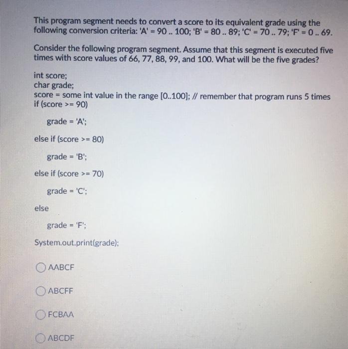 Solved Is this a valid JAVA statement? True or False | Chegg.com