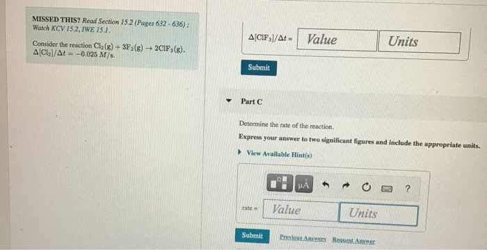 Solved MISSED THIS? Read Section 152 (Pages 632 - 636); | Chegg.com