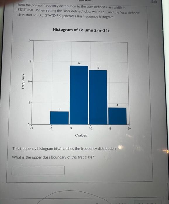 Solved Notice that both histograms above have the same | Chegg.com