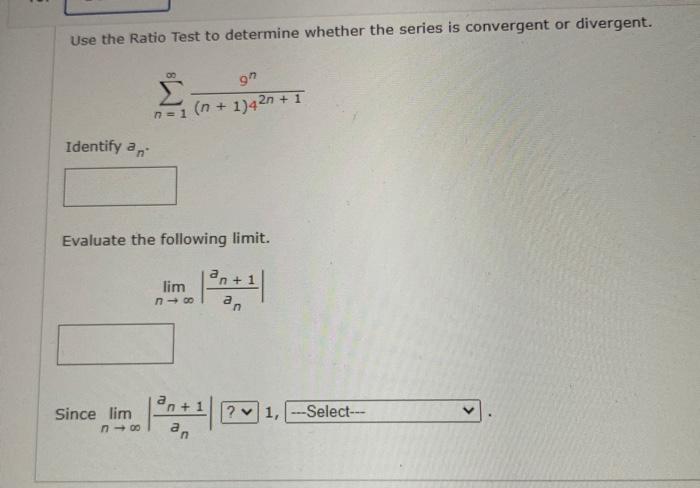 Solved Use the Ratio Test to determine whether the series is | Chegg.com