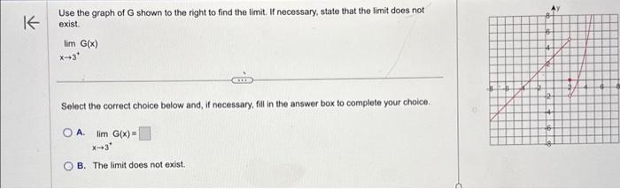 Solved K Use The Graph Of G Shown To The Right To Find The 