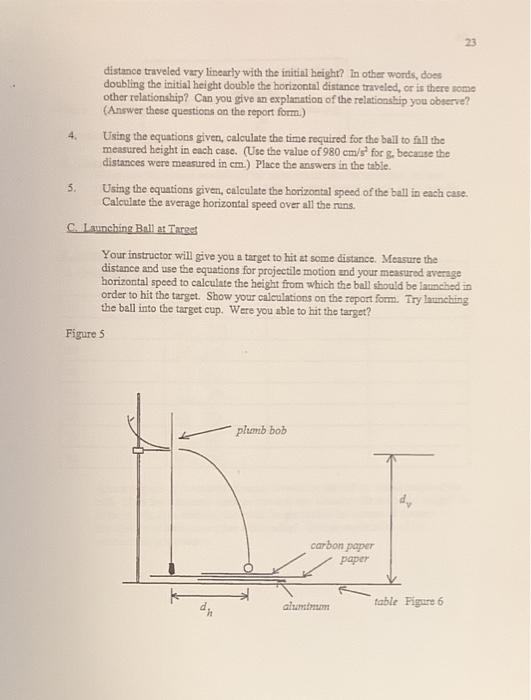 Solved Experiment Projectile Motion atestation A projectile | Chegg.com