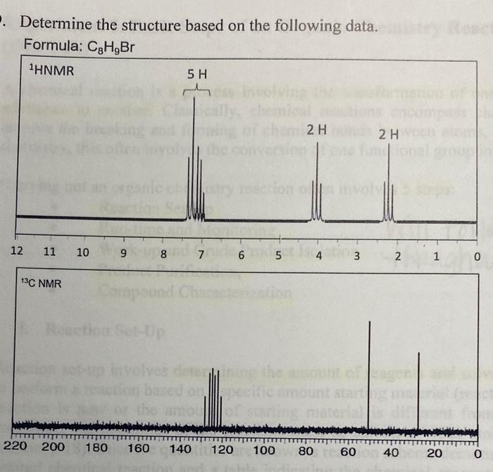 Solved 1. Determine The Structure Based On The Following | Chegg.com