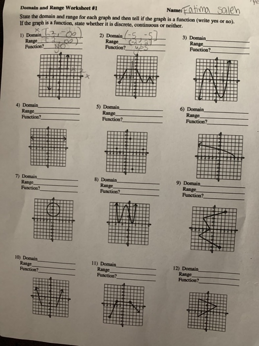  Domain And Range Worksheet Kuta Free Download Gmbar co