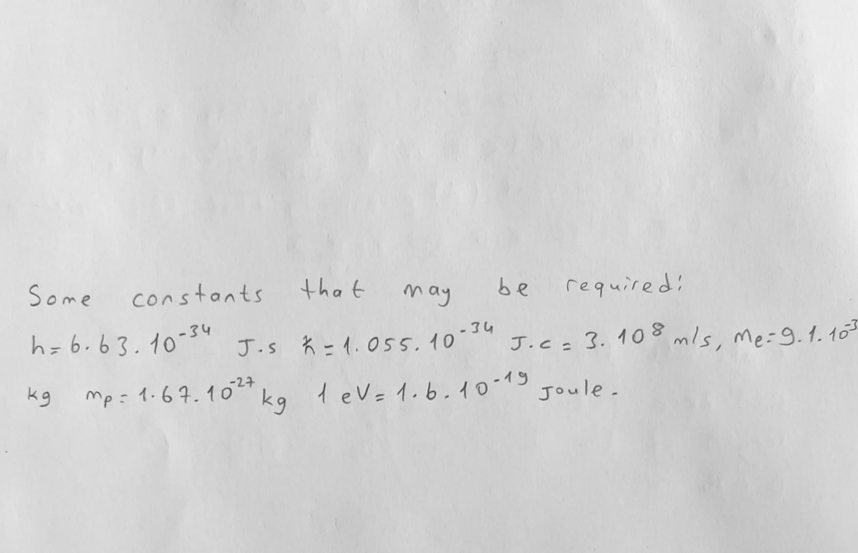 Solved Calculate the energies (ev) of the two lowest | Chegg.com