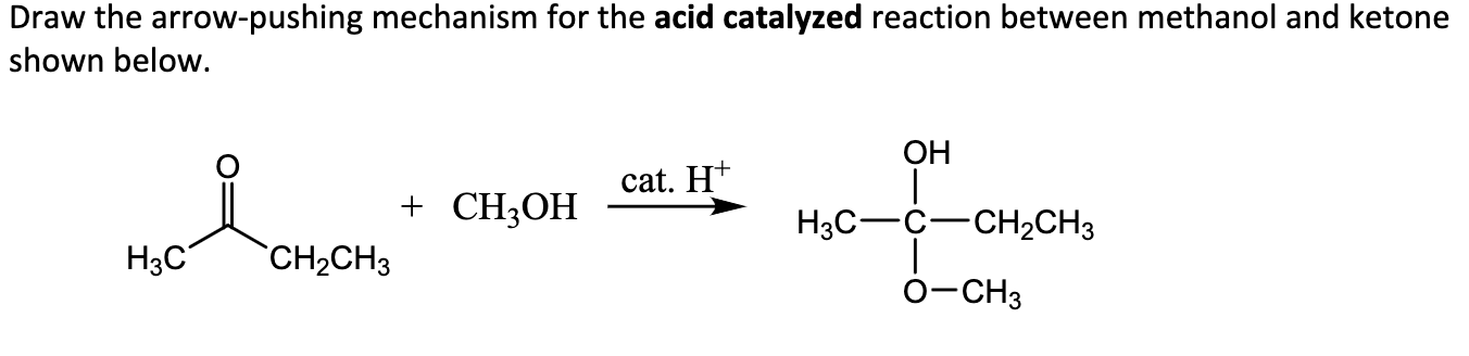 Solved Draw the arrow-pushing mechanism for the acid | Chegg.com