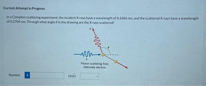 Solved In a Compton scattering experiment, the incident | Chegg.com