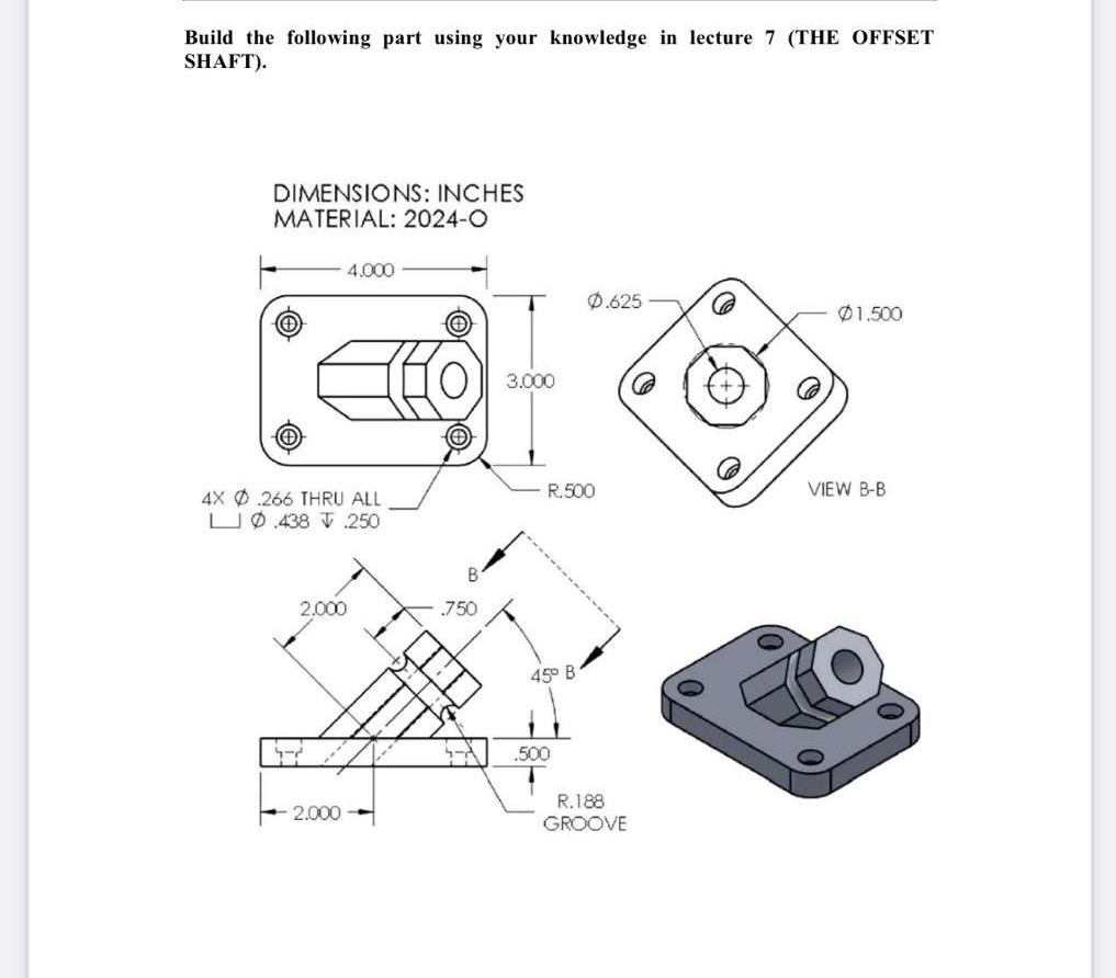 Solved Build the following part using your knowledge in | Chegg.com