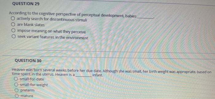 Perceptual hotsell cognitive development