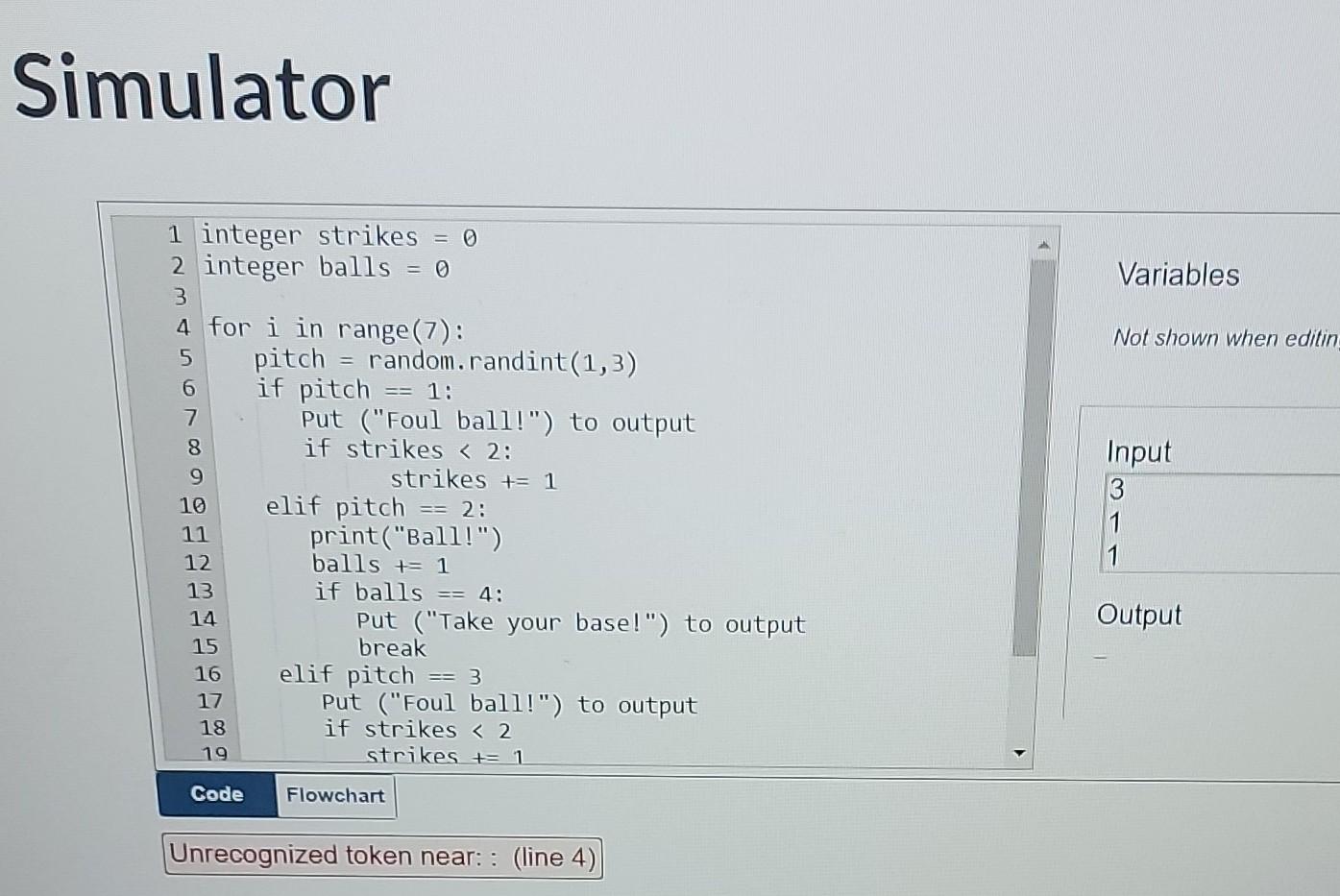 Solved I am stuck in my code I need help in writing it in | Chegg.com