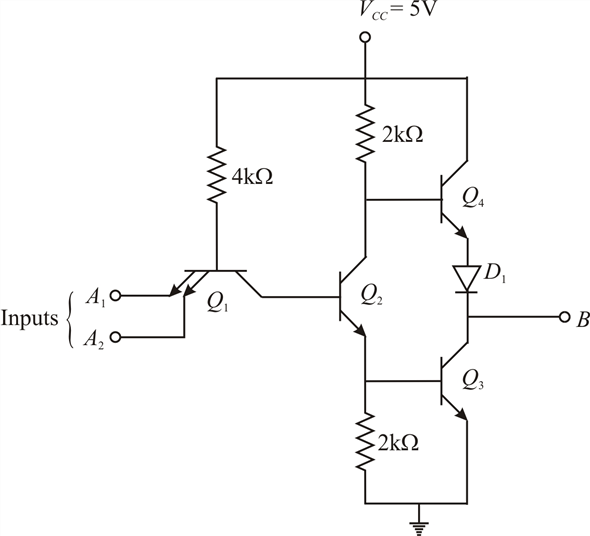 Nand Gate Circuit Diagram Using Transistor