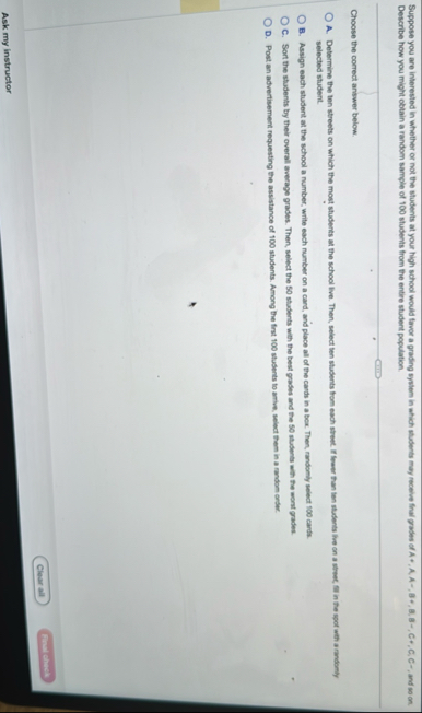 Solved Suppose you are interested in whether or not the | Chegg.com