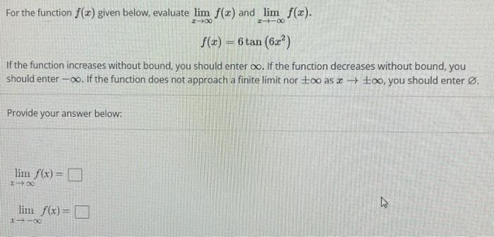 Solved For The Function F X Given Below Evaluate