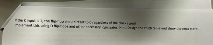 Solved 14. Design a JK flip-flop circuit with synchronous | Chegg.com