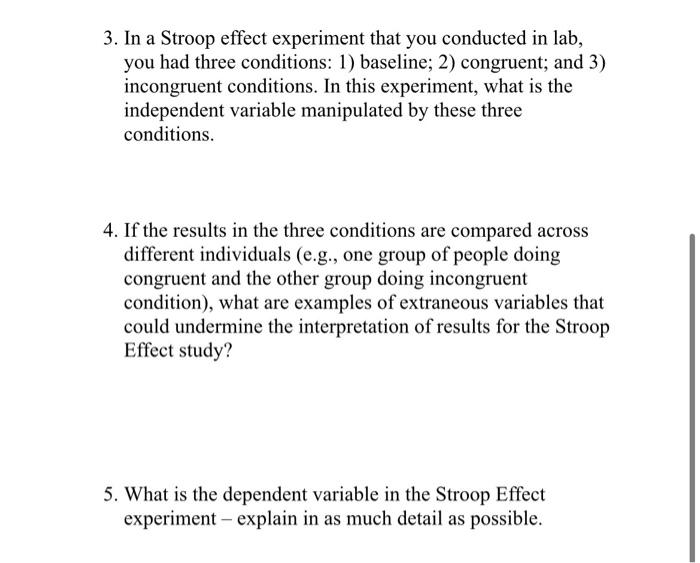 Solved The following three questions (3,4, and 5) are based 