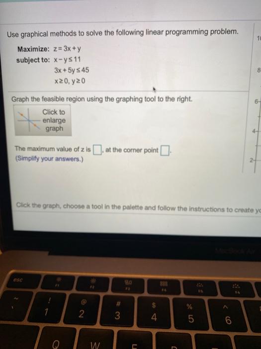 Solved Use graphical methods to solve the following linear | Chegg.com