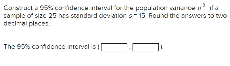 Solved Construct a 95% ﻿confidence interval for the | Chegg.com