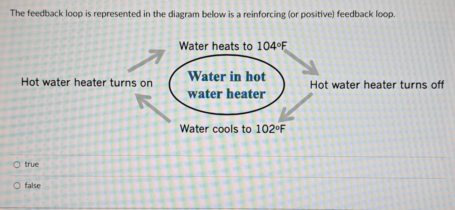 Solved The feedback loop is represented in the diagram below