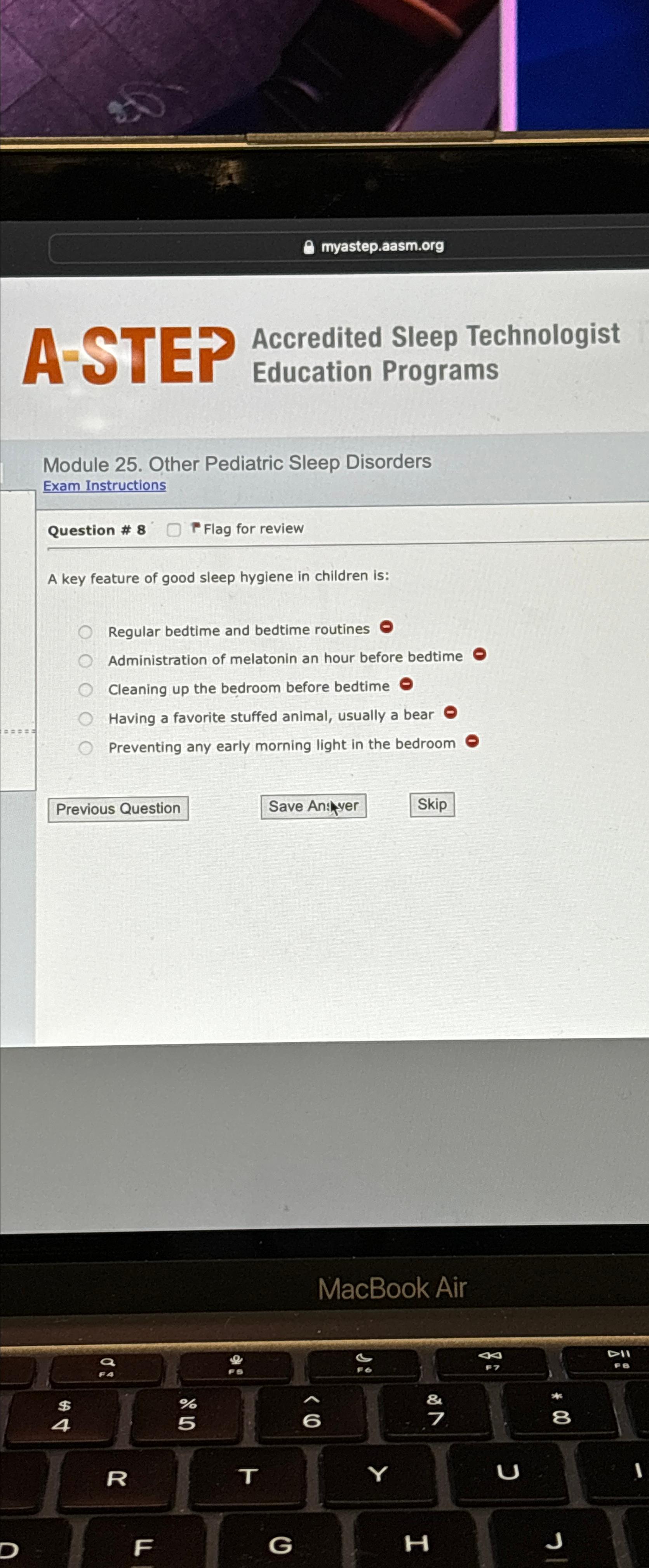 Solved ﻿Accredited Sleep Technologist