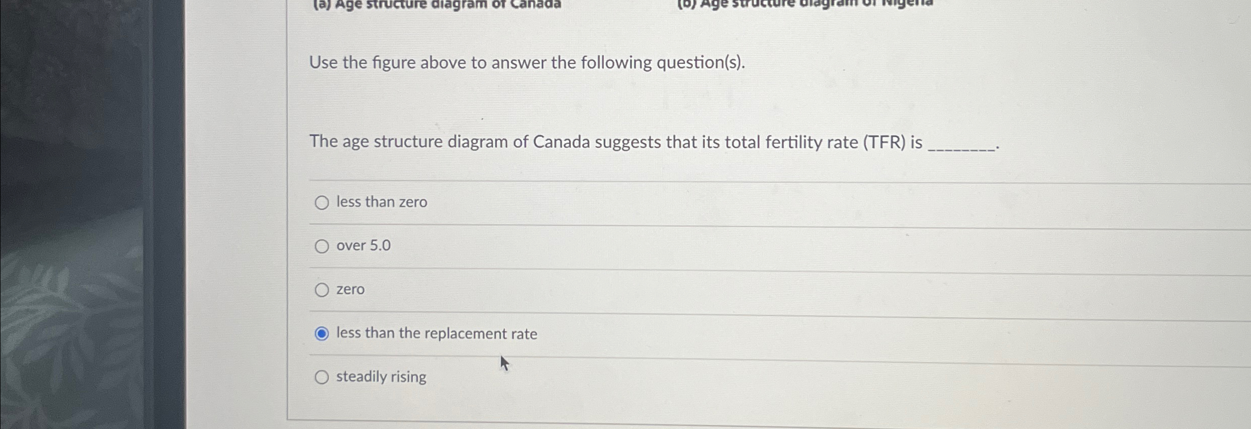 Solved Use the figure above to answer the following | Chegg.com