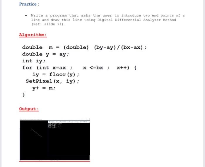 Practice: Write a program that asks the user to | Chegg.com