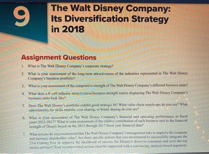 ⭐ Walt Disney Company Diversification Strategy The Walt Disney Company Its Diversification 5271