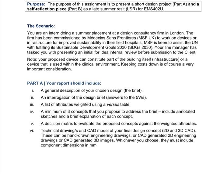 assignment form purpose