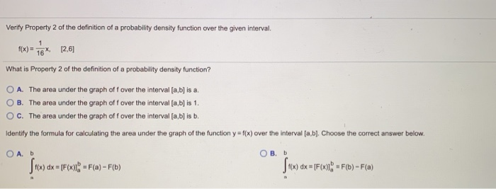 Solved Verify Property 2 of the definition of a probability | Chegg.com