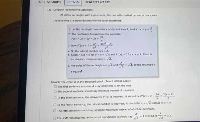 Solved (a) Consider The Following Statement. Of All The | Chegg.com