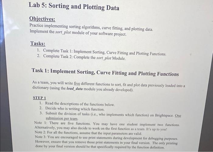 Solved Function 1: student_list To sort and plot the student | Chegg.com