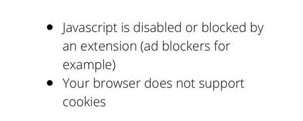 Javascript is disabled or blocked by an extension (ad | Chegg.com
