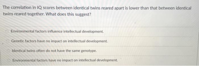 Identical twins receive identical grades in identical apprenticeship