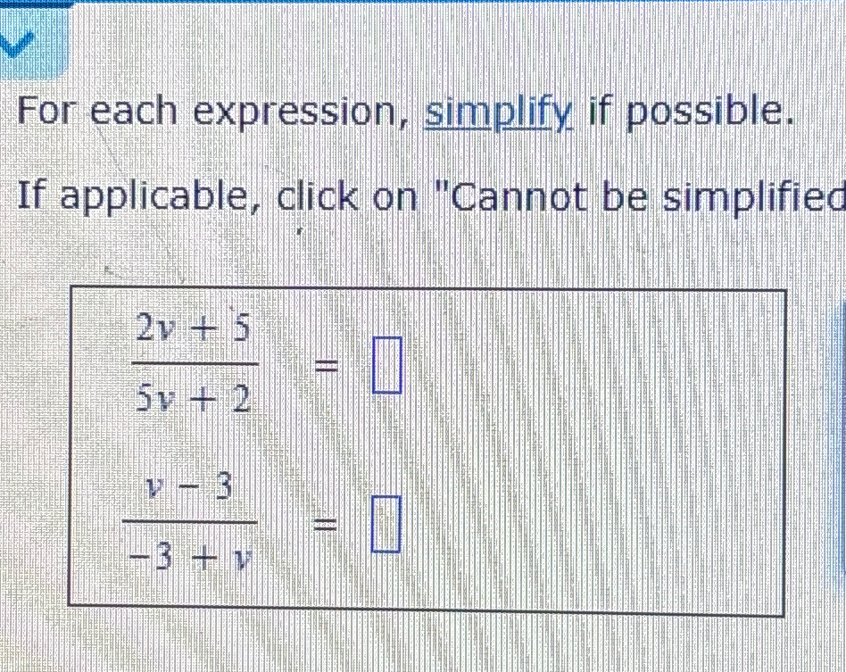 Solved For each expression, simplify if possible.If | Chegg.com