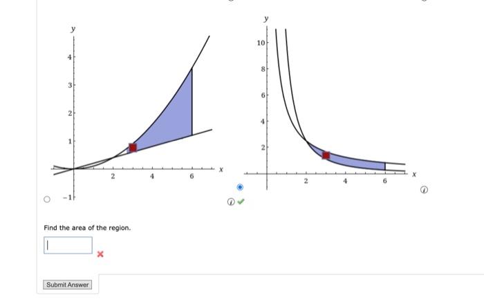 how to find the area of a region