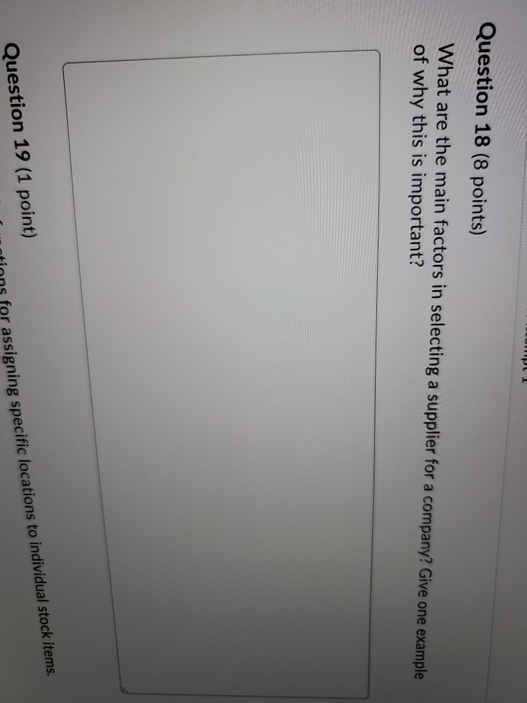 Solved Question 18 (8 points) What are the main factors in | Chegg.com