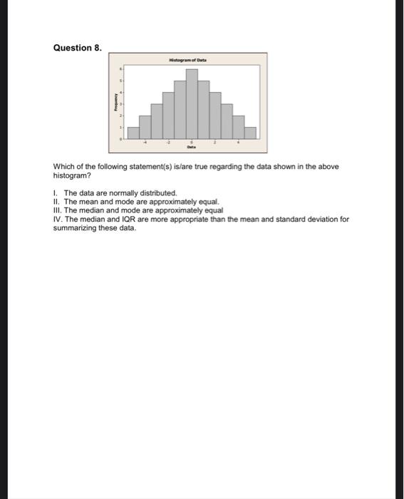 Solved Question 8. Which of the following statement(s) | Chegg.com