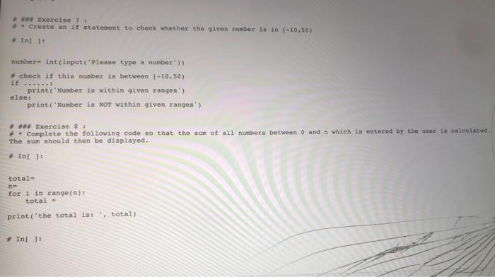 Solved 4.* Exercine 7 ; - Create an if statement to check | Chegg.com