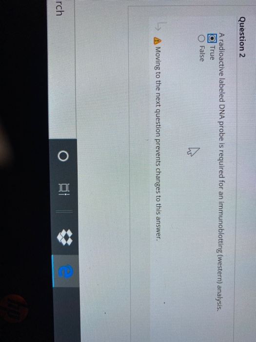 Solved Question 2 A radioactive labeled DNA probe is