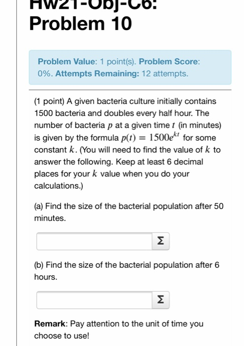 Solved Problem 10 Problem Value: 1 point(s). Problem Score: | Chegg.com