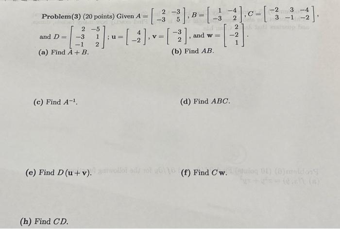 Solved Problem3 20 Points Given 5127