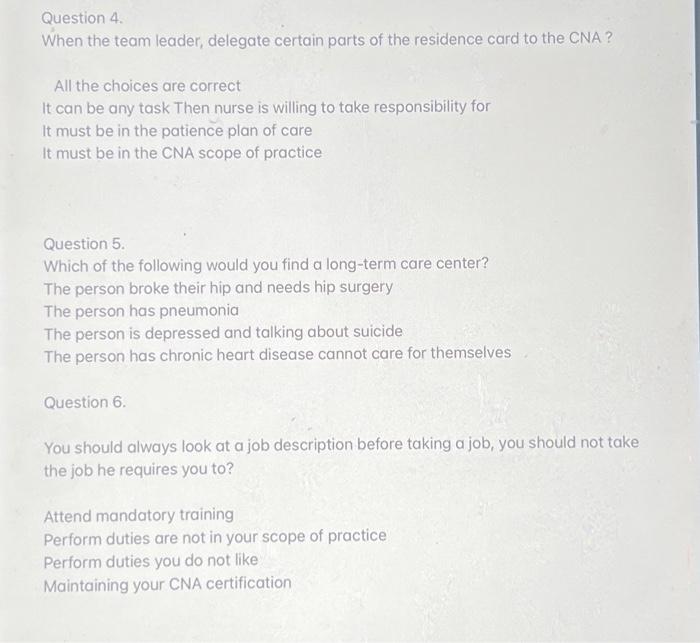 Solved Question 4. When the team leader, delegate certain | Chegg.com