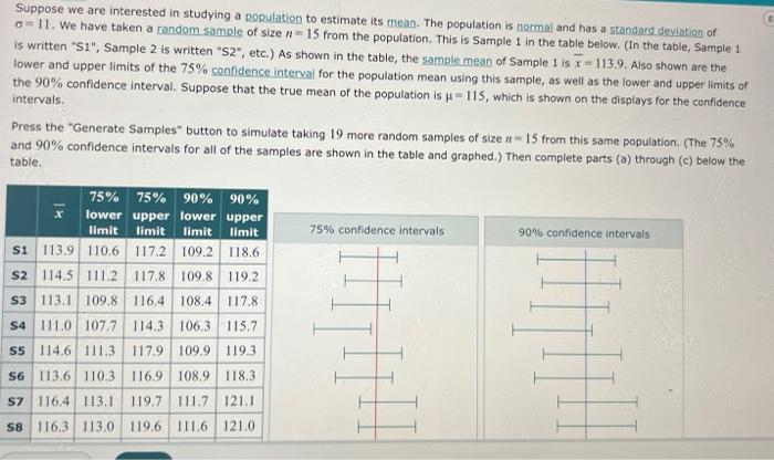 Suppose we are interested in studying a population to estimate its mean. The population is normal and has a standard deviatio