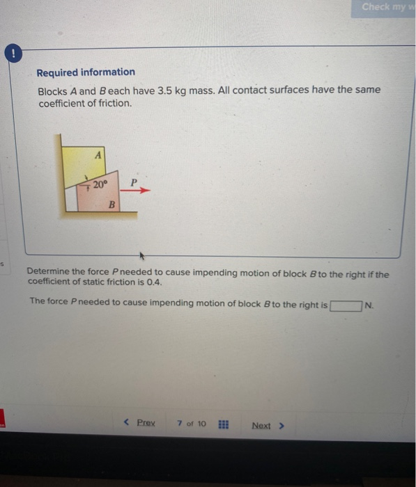 Solved Check My Required Information Blocks A And Beach Have Chegg