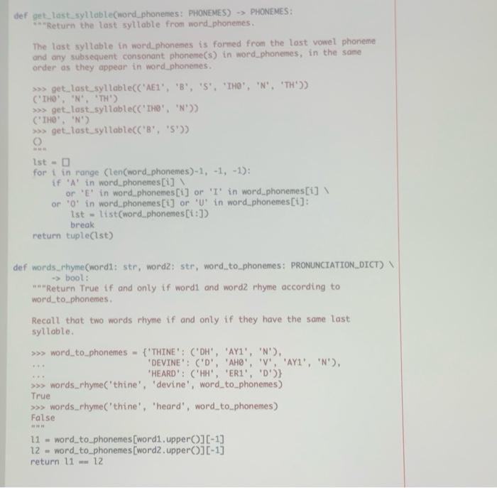 import unittest import poetry_functions class | Chegg.com